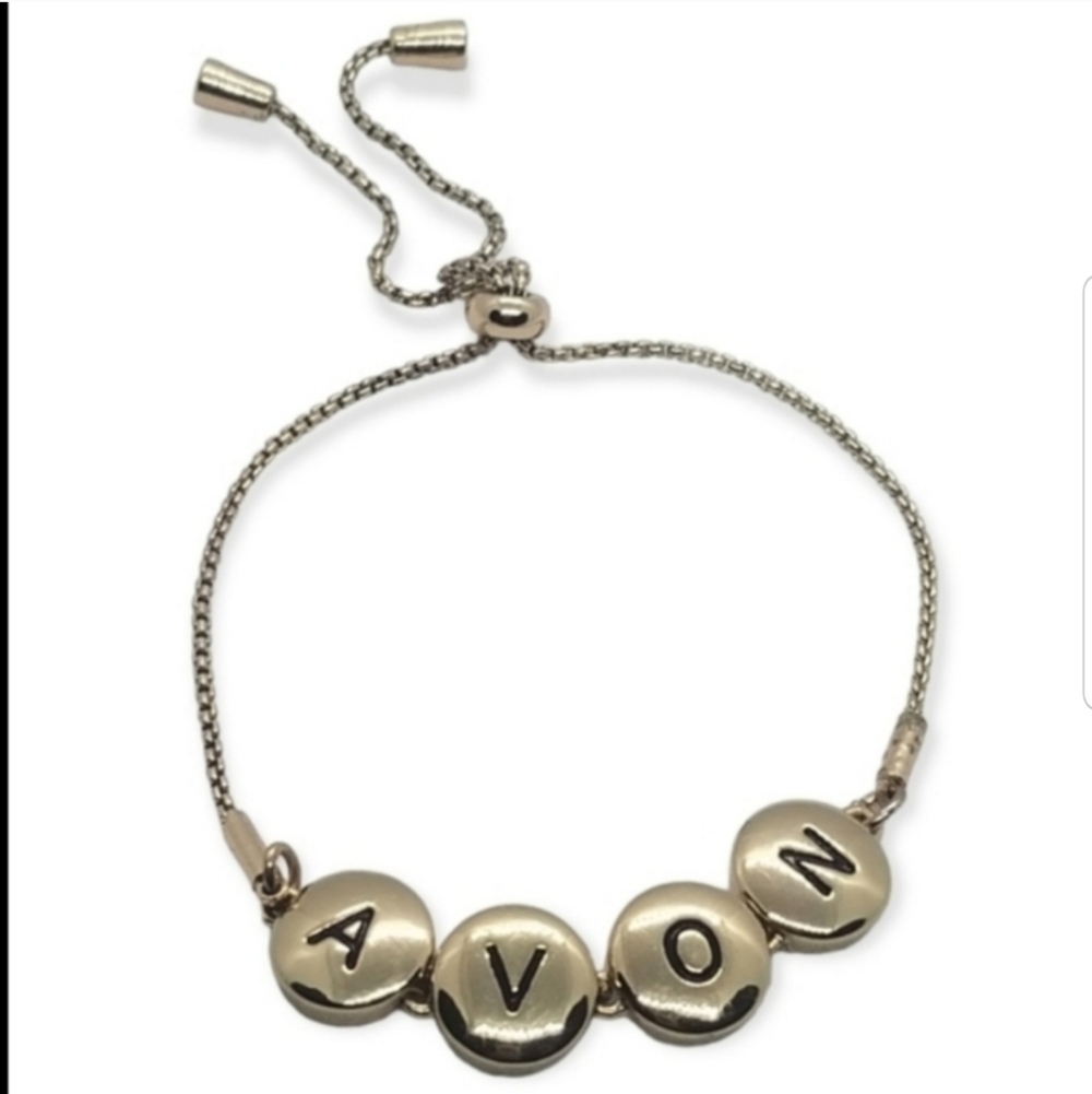 AVON VINTAGE GOLDTONED LIMITED EDITION ADJUSTABLE CHARM BRACELET